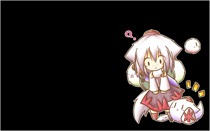 Inubashiri Momiji from Touhou Project with companions