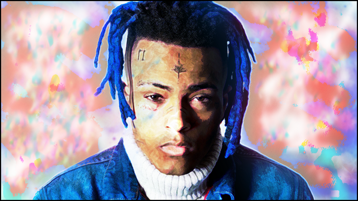 XXXTENTACION Bright Psychedelic Portrait
