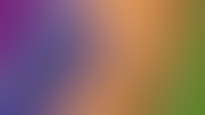 Purple, orange, and green abstract gradient