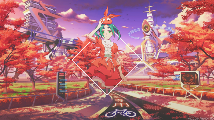 Ononoki Yotsugi from Monogatari Series in 4K