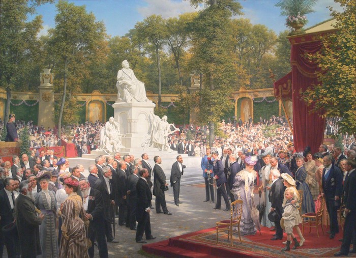 Unveiling of the Richard Wagner Monument in Tiergarten by Anton von Werner