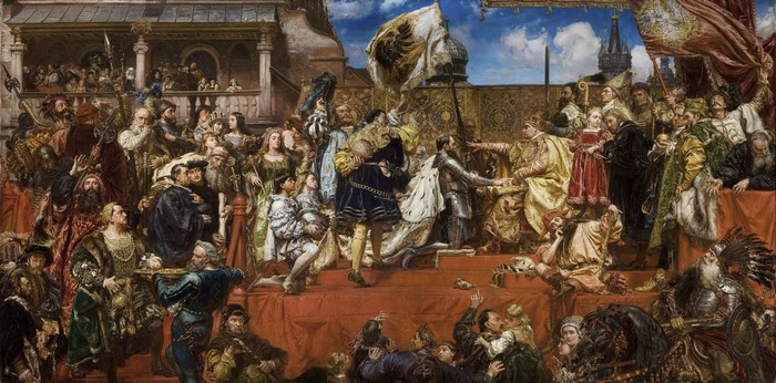 Prussian Homage by Jan Matejko, 1882