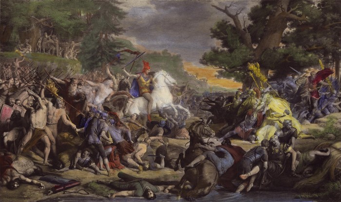 The Battle of the Teutoburg Forest by Friedrich Gunkel