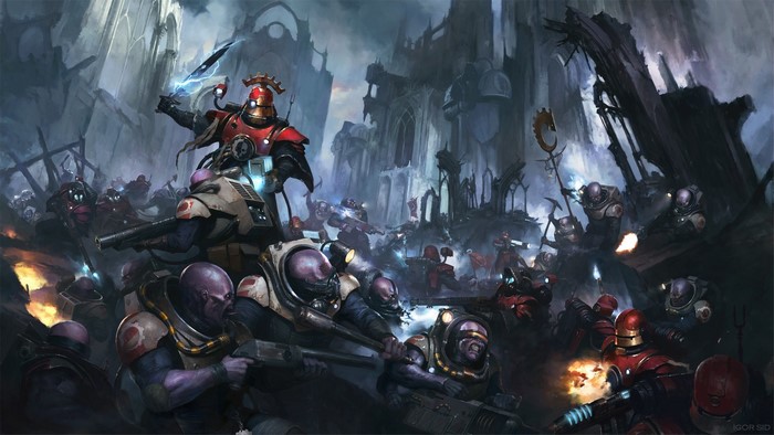 Warhammer 40,000 Adeptus Mechanicus battle