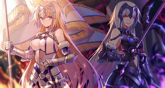 Jeanne d'Arc and Jeanne Alter from Fate/Grand Order
