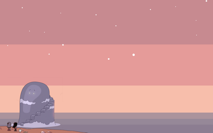 Hilda and Water Spirit by the sea