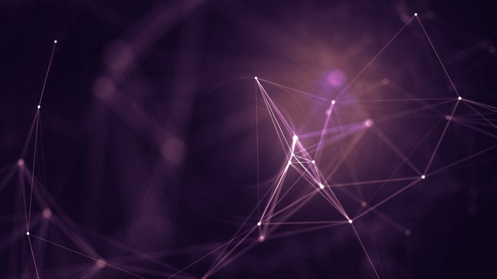 Abstract digital art with lines and geometry