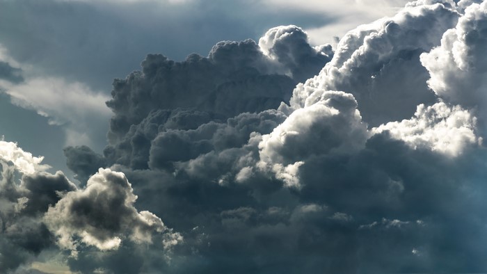 Dark Storm Clouds in the Sky