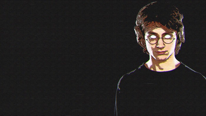 Harry Potter with Glitch Art Effect