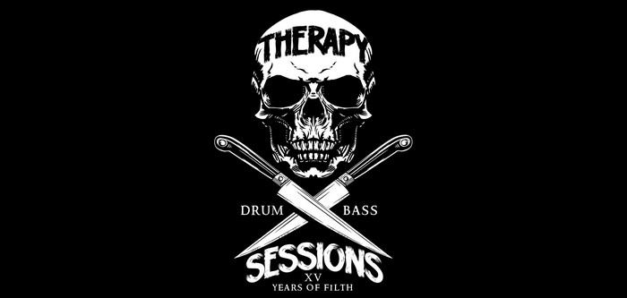 Therapy Sessions XV Drum and Bass Logo