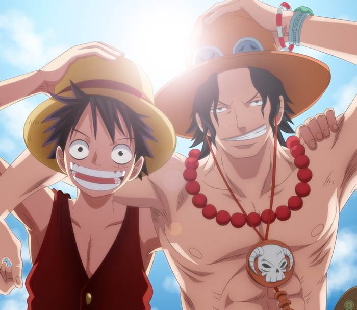 Monkey D. Luffy and Portgas D. Ace Sunny Day