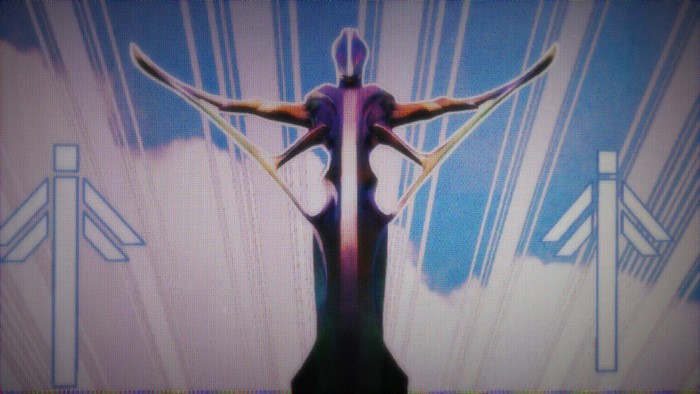 XCOM 2 concept art of a central figure and symbols