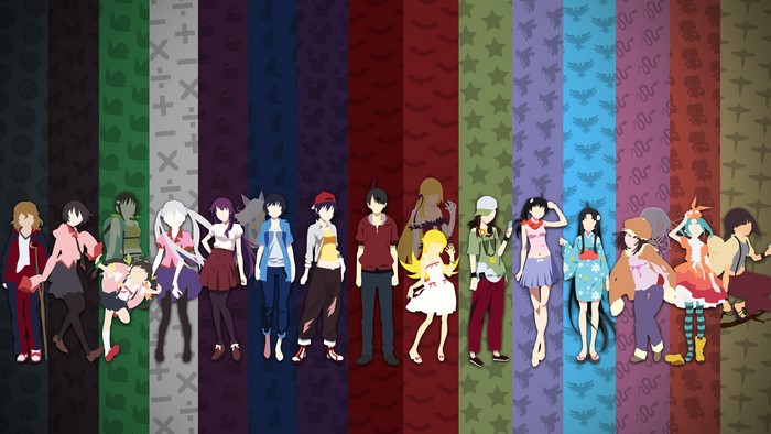 4K Monogatari Series Anime Girls Collection