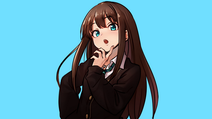 Shibuya Rin from THE Idolmaster schoolgirl anime