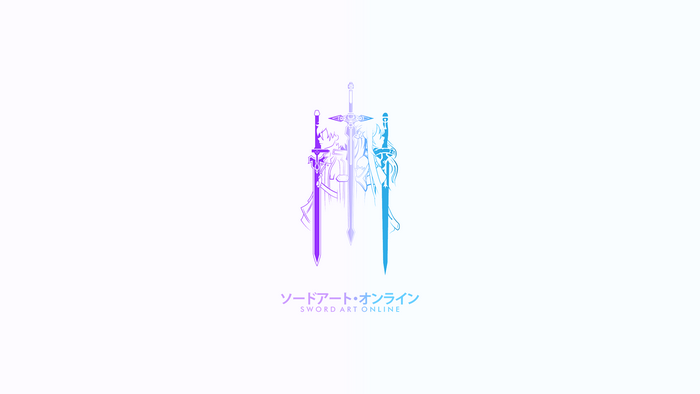 Sword Art Online logo with swords