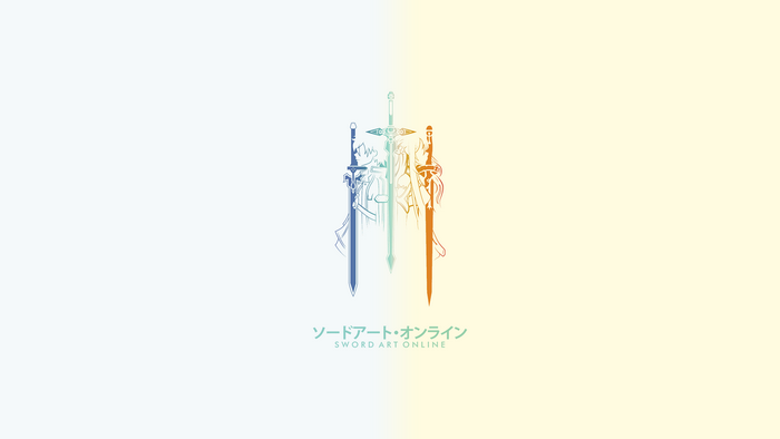 Sword Art Online anime logo with swords