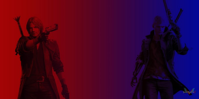 Dante and Nero from Devil May Cry 5
