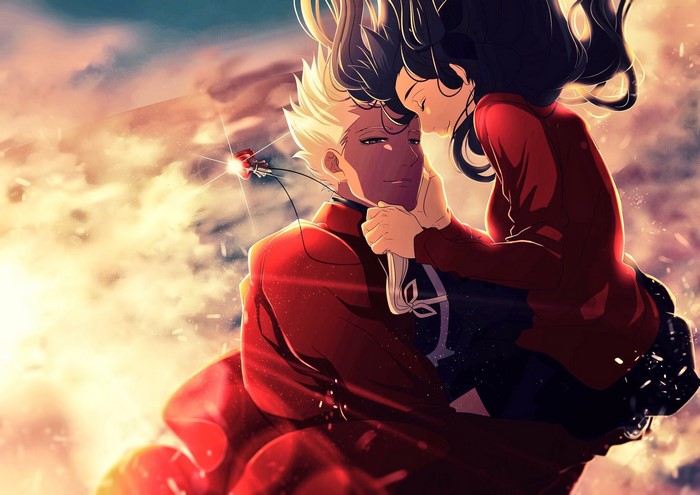 Archer and Rin Tohsaka from Fate/Stay Night