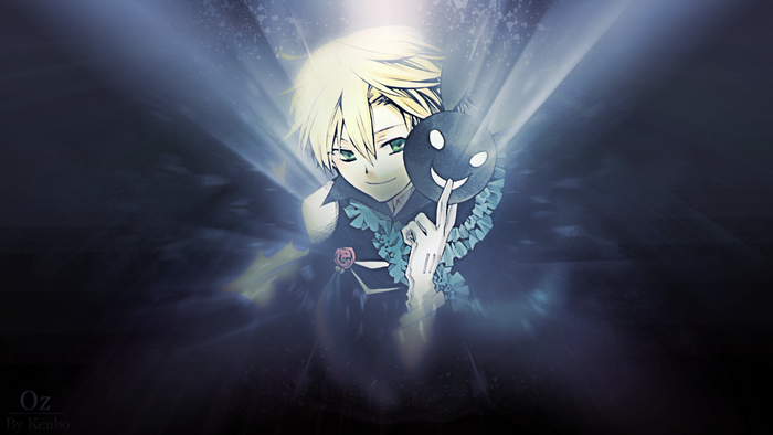 Oz Vessalius from Pandora Hearts holding a mask