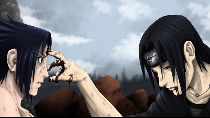 Itachi and Sasuke from Naruto