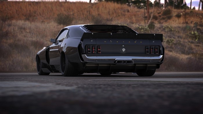 Black Ford Mustang by Rostislav Prokop