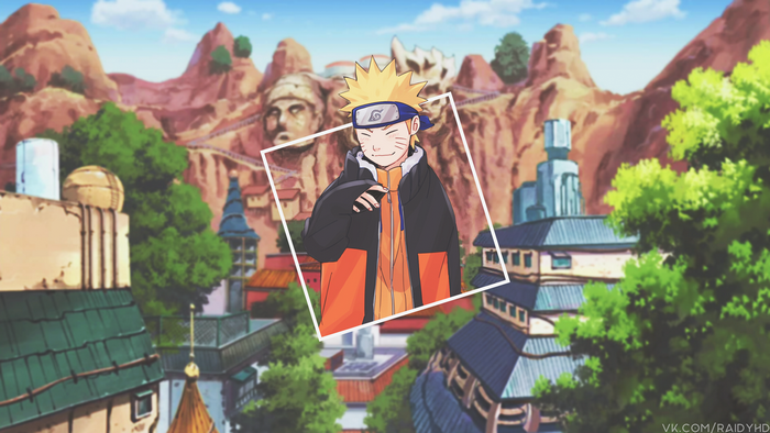 Naruto Uzumaki from Naruto in Konoha Village