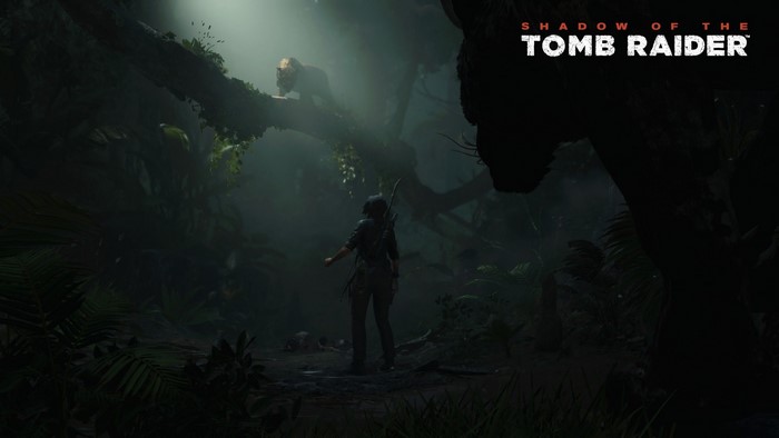 Lara Croft in Shadow of the Tomb Raider jungle