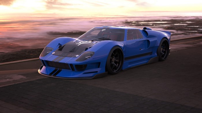 Blue Ford GT40 by Rostislav Prokop