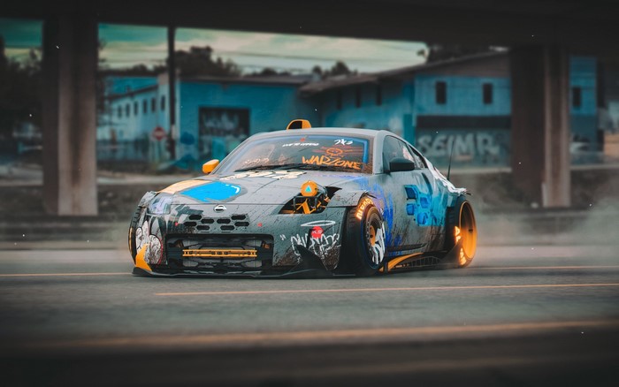 Nissan 350Z by Khyzyl Saleem with custom paint