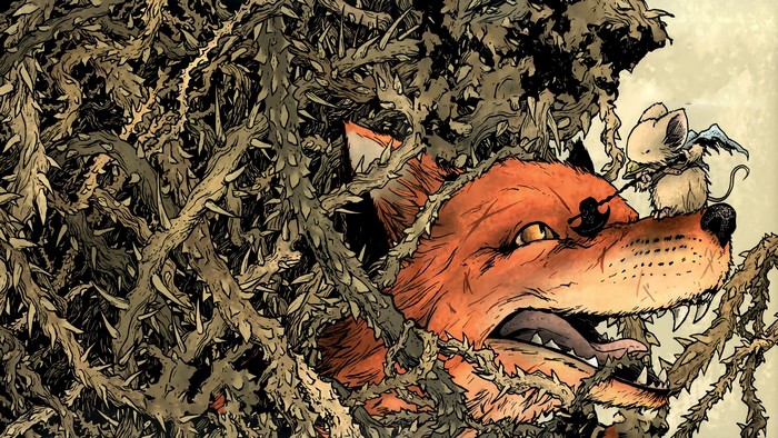 Fox and Mouseguard in Thorns