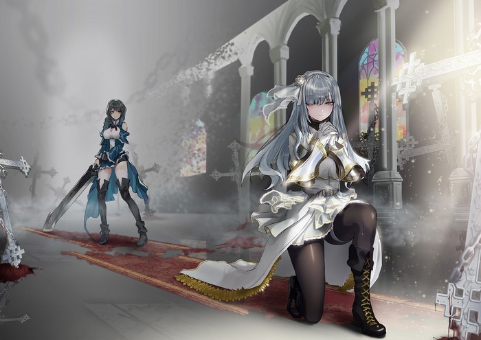 Night of Revenge Anime Girls Scene