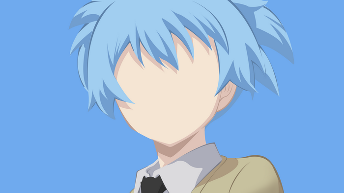 Nagisa Shiota from Assassination Classroom, minimalist anime art