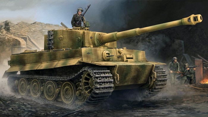 World War II Wehrmacht Tank Artwork
