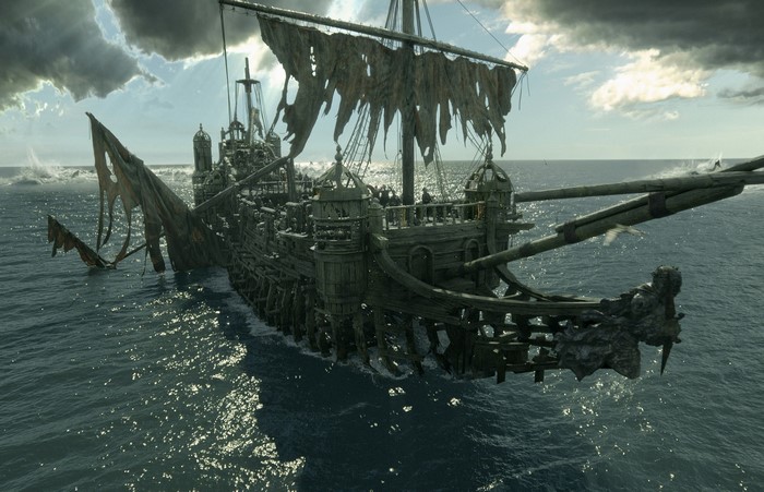 The Silent Mary ship from Pirates of the Caribbean: Dead Men Tell No Tales