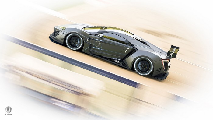 Lykan Hypersport concept art by Benoit Fraylon