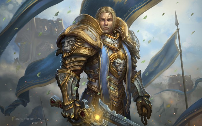 Anduin Wrynn from World of Warcraft by Eric Braddock