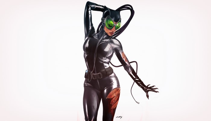 4K artwork of Catwoman from DC Comics