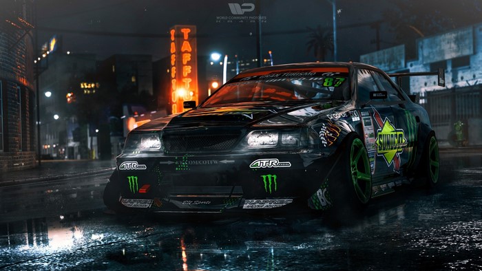 Toyota Mark II drift car in Need for Speed