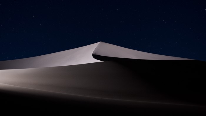 4K Night Desert Dunes