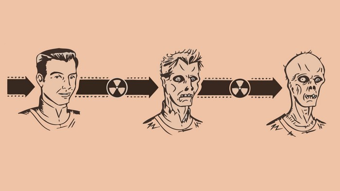 Man transforms into ghoul due to radiation