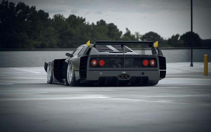Modified Ferrari F40 by Khyzyl Saleem