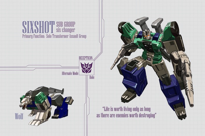 Sixshot from Transformers