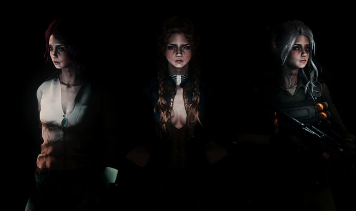 Three women from Fallout 4
