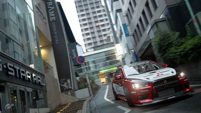 Mitsubishi Lancer Evolution X Gran Turismo Sport car