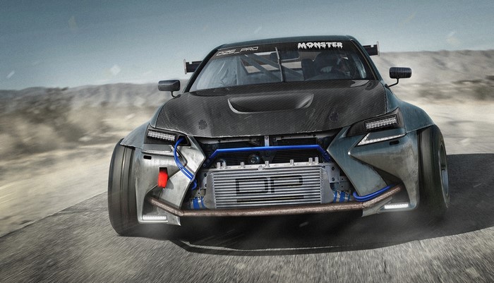 Dmitry Strukov's modified Lexus race car