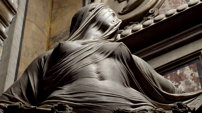 Veiled Woman Sculpture