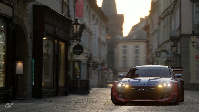 Hyundai race car in Gran Turismo Sport