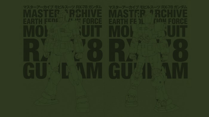 Mobile Suit Gundam RX-78 line art