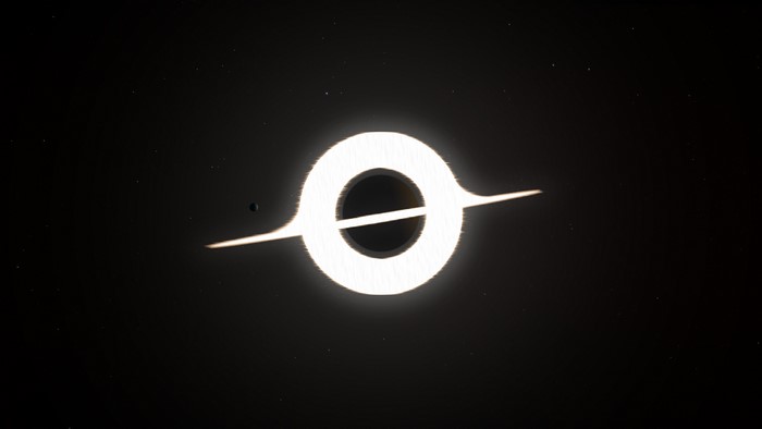 Gargantua black hole from Interstellar