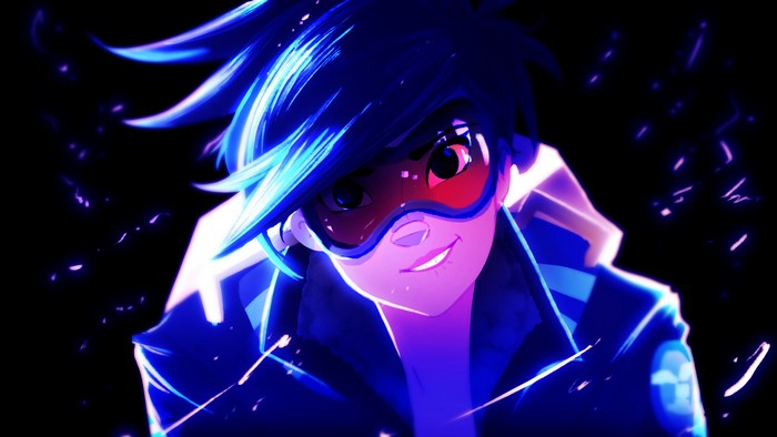 Tracer from Overwatch 4K